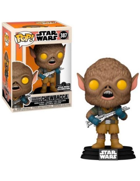 FUNKO POP STAR WARS CONCEPT CHEWBACCA SERIES EXCLUSIVE Nº 387 -CAJA ORIGINAL-